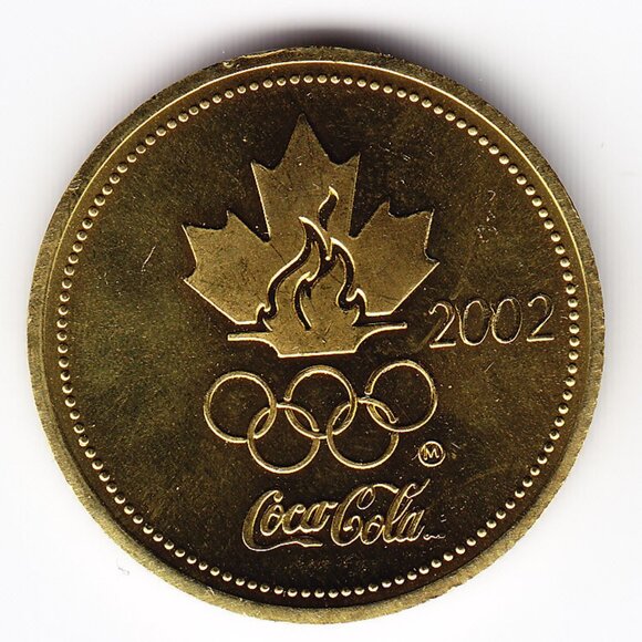 2002 Steve Yzerman Canada Olympic Hockey Team Medal 30.5mm (b14) - Picture 2 of 2